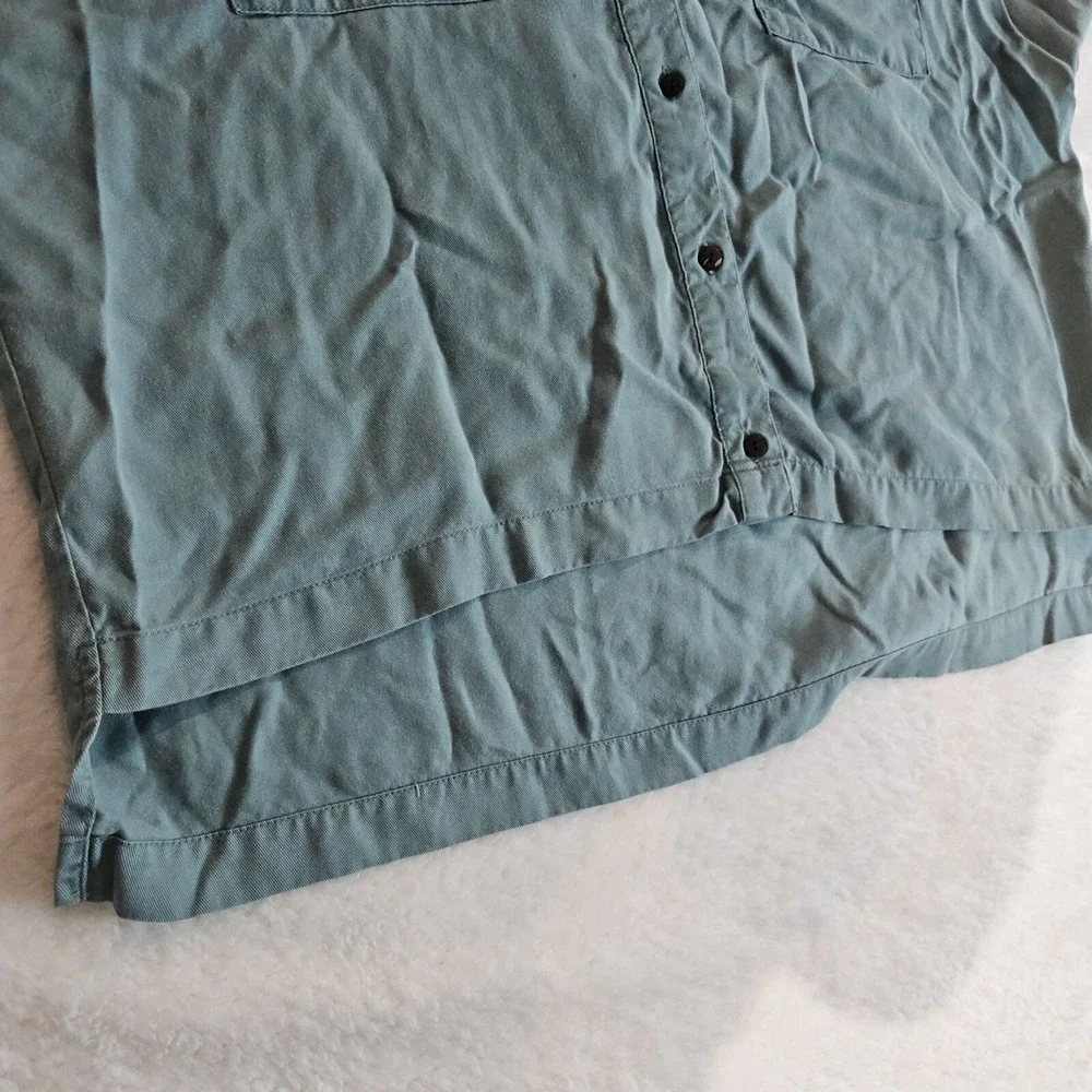 Jetty‎ Button Down Oversized Shirt Medium 100% Ten